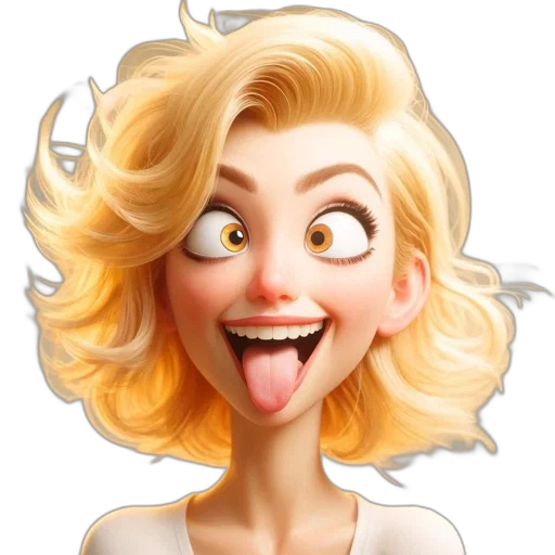 face, staff, hair, cartoon transparent PNG cut-out