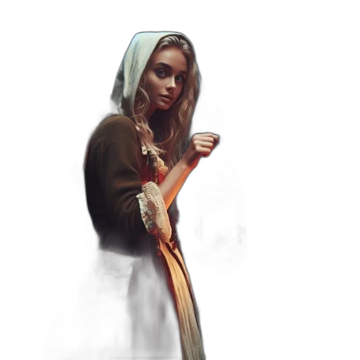 sword, staff, dress, weapon transparent PNG cut-out