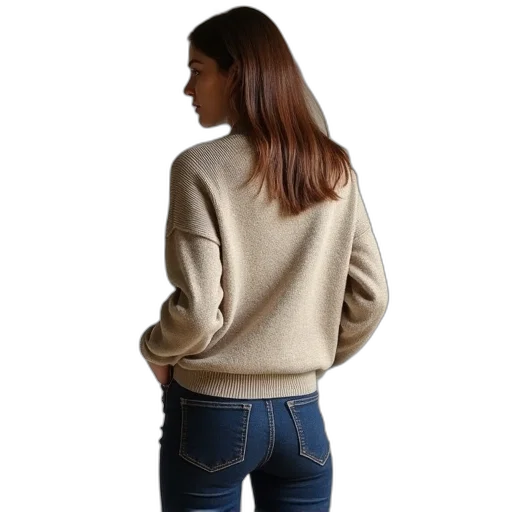jacket, 3d render, earth tones, golden transparent PNG cut-out