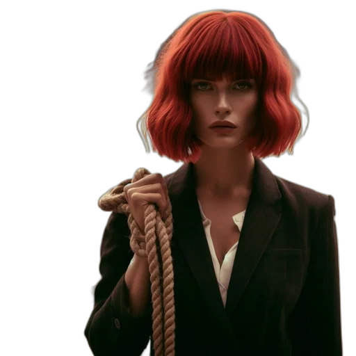 jacket, staff, hair, concept art transparent PNG cut-out