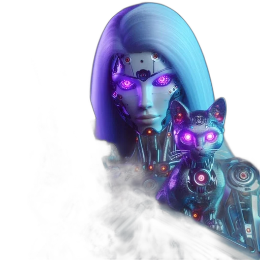 robot, mask, face, weapon transparent PNG cut-out