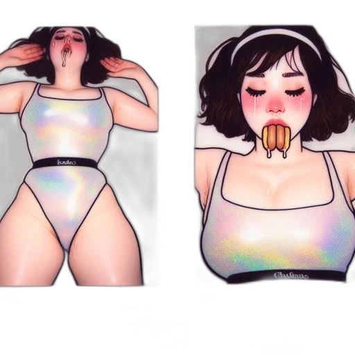 dress, creature, watercolor, concept art transparent PNG cut-out