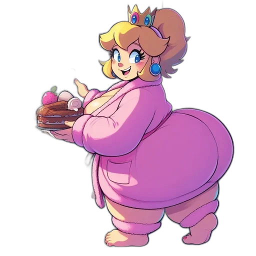 dress, food, crown, staff transparent PNG cut-out