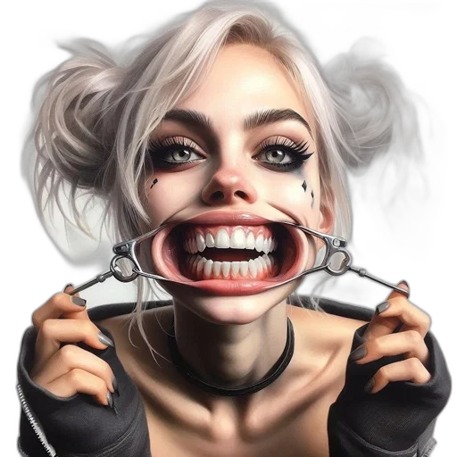 face, jewelry, mask, comic book art transparent PNG cut-out