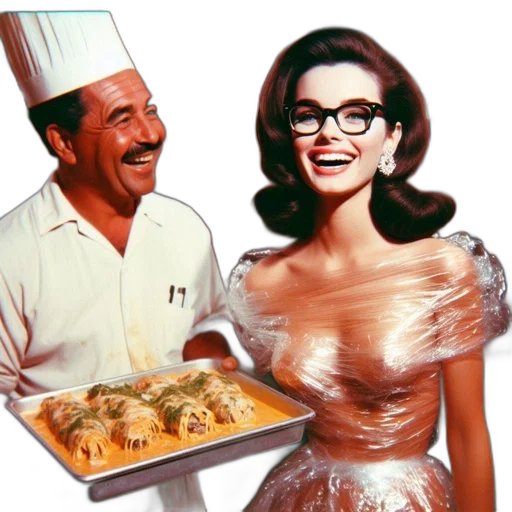 food, dress, man, woman transparent PNG cut-out