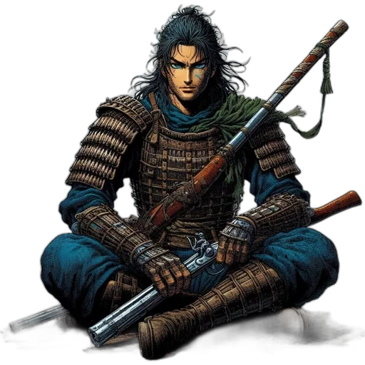 sword, weapon, staff, fantasy art transparent PNG cut-out