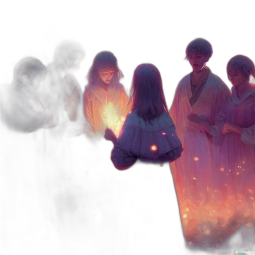 concept art, fantasy art, photorealistic, 3d render transparent PNG cut-out