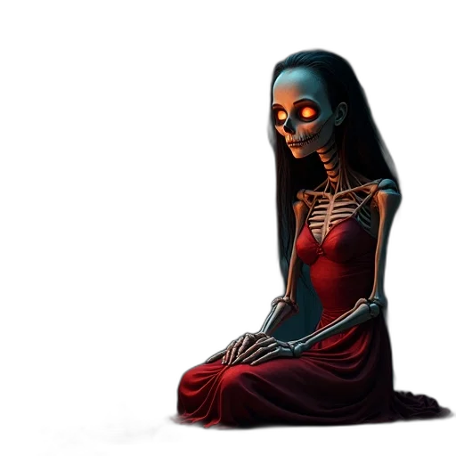 dress, jewelry, mask, creature transparent PNG cut-out