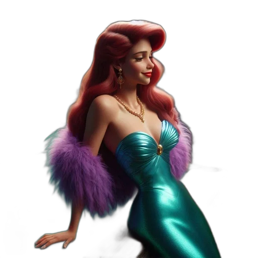 dress, concept art, fantasy art, 3d render transparent PNG cut-out