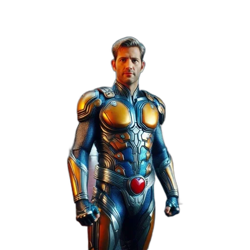 robot, 3d render, concept art, comic book art transparent PNG cut-out