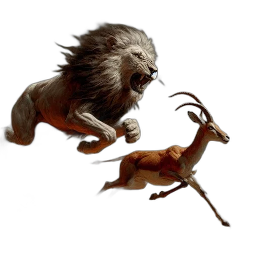 animal, concept art, fantasy art, photorealistic transparent PNG cut-out