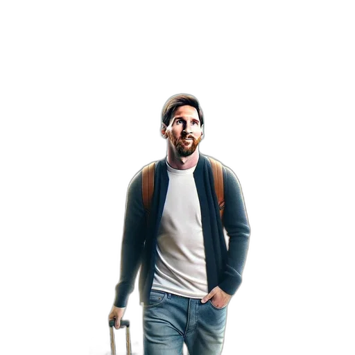jacket, staff, robot, animal transparent PNG cut-out