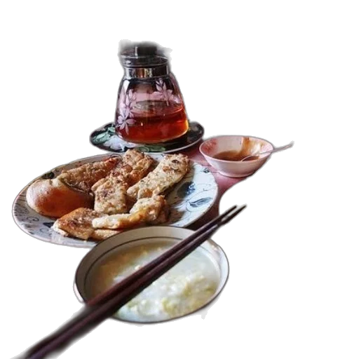food, photorealistic, 3d render, table transparent PNG cut-out