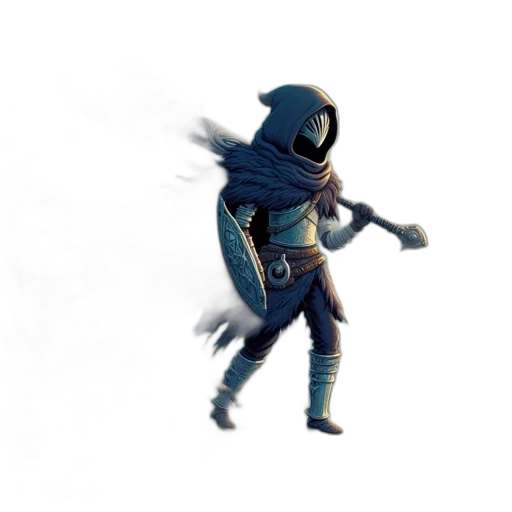 sword, mask, weapon, creature transparent PNG cut-out
