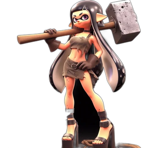 weapon, staff, dress, animal transparent PNG cut-out