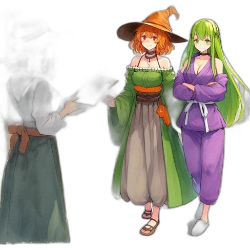concept art, fantasy art, anime, pixel art transparent PNG cut-out