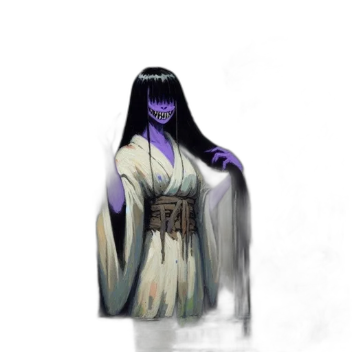 staff, mask, creature, dress transparent PNG cut-out