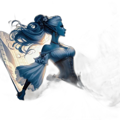 dress, dragon, concept art, fantasy art transparent PNG cut-out
