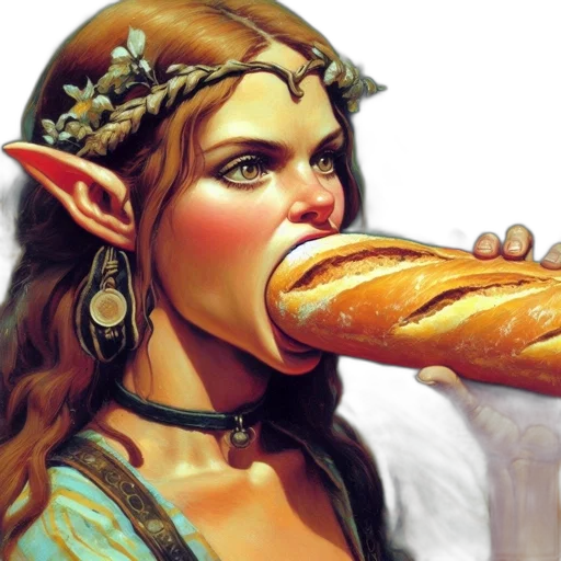 food, fantasy art, concept art, photorealistic transparent PNG cut-out