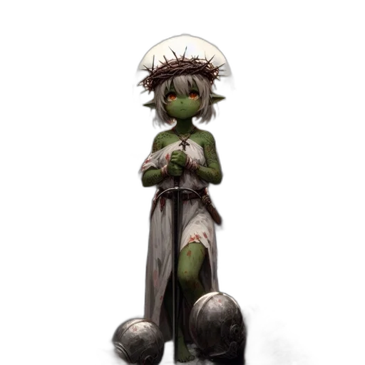 staff, robot, creature, weapon transparent PNG cut-out