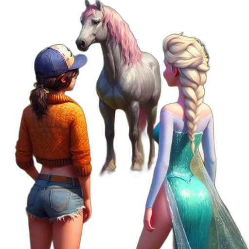 dress, creature, hat, animal transparent PNG cut-out