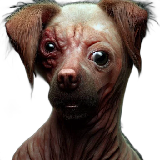 creature, animal, face, staff transparent PNG cut-out