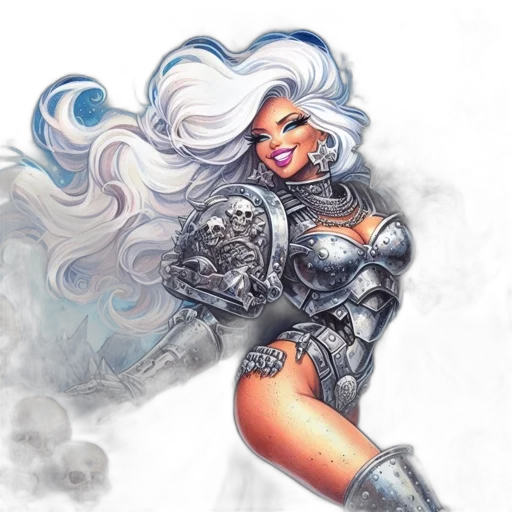 comic book art, fantasy art, concept art, photorealistic transparent PNG cut-out