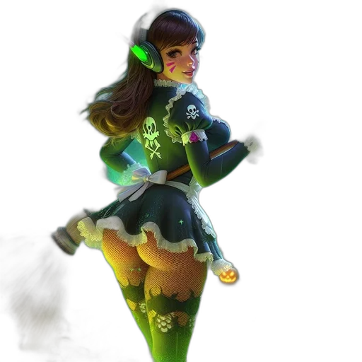 staff, dress, robot, weapon transparent PNG cut-out