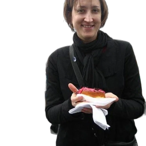 staff, food, jacket, face transparent PNG cut-out