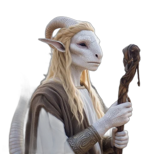 staff, dragon, mask, creature transparent PNG cut-out