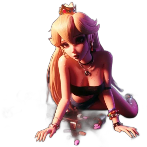concept art, 3d render, fantasy art, pixel art transparent PNG cut-out