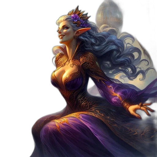 dress, dragon, fantasy art, concept art transparent PNG cut-out