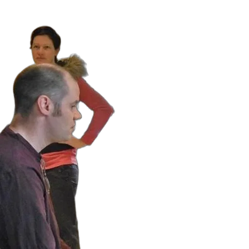 staff, jacket, dress, face transparent PNG cut-out