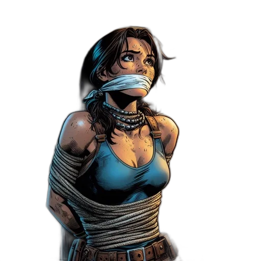comic book art, concept art, fantasy art, cyberpunk transparent PNG cut-out