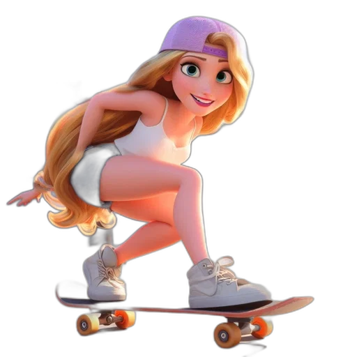 hat, dress, 3d render, concept art transparent PNG cut-out
