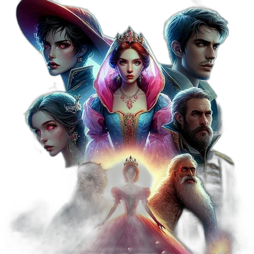 fantasy art, concept art, comic book art, pixel art transparent PNG cut-out