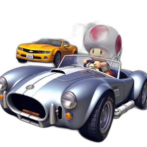 car, 3d render, concept art, photorealistic transparent PNG cut-out