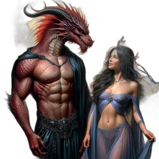 dragon, creature, fantasy art, concept art transparent PNG cut-out