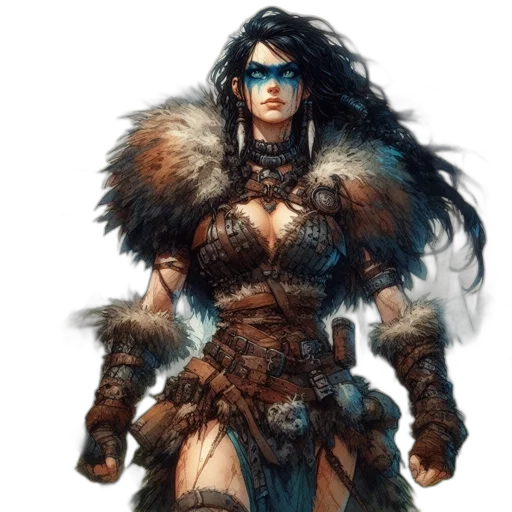 fantasy art, concept art, comic book art, pixel art transparent PNG cut-out