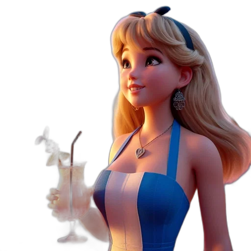 dress, jewelry, 3d render, concept art transparent PNG cut-out