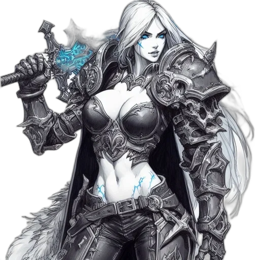 weapon, sword, fantasy art, comic book art transparent PNG cut-out