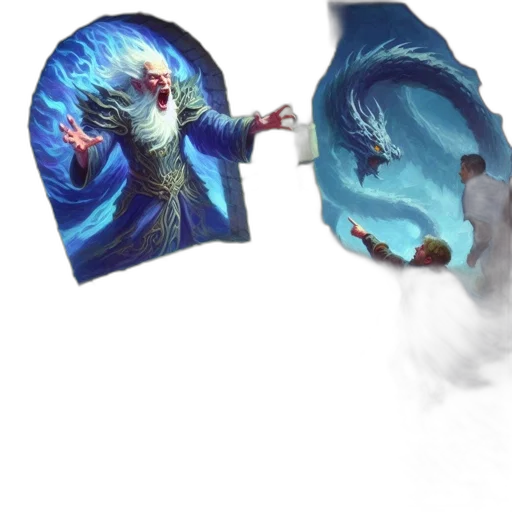 dragon, creature, weapon, mask transparent PNG cut-out