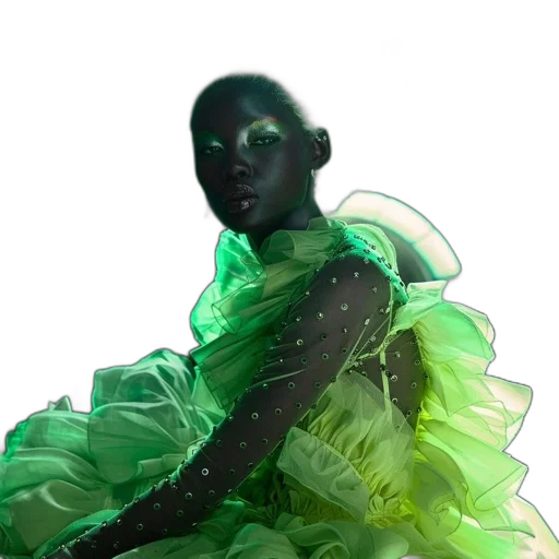 dress, creature, mask, crown transparent PNG cut-out
