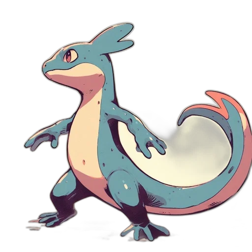 dragon, creature, animal, staff transparent PNG cut-out