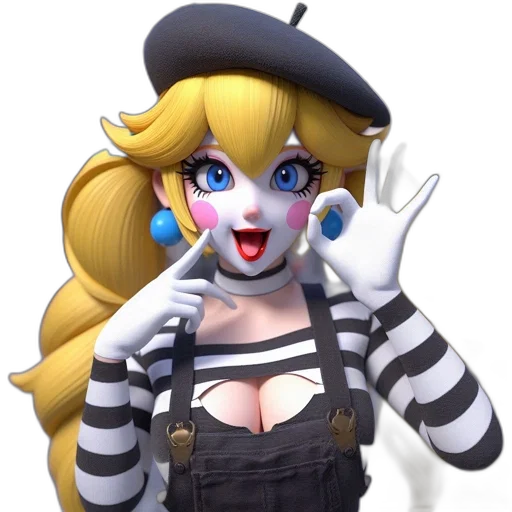 3d render, concept art, anime, cartoon transparent PNG cut-out