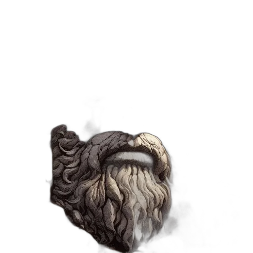 hair, mask, face, creature transparent PNG cut-out