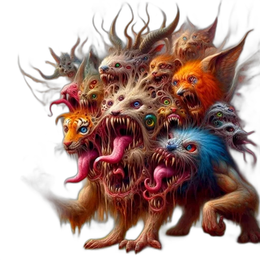 dragon, creature, mask, face transparent PNG cut-out