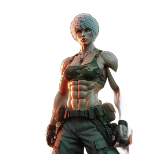 weapon, concept art, cyberpunk, 3d render transparent PNG cut-out