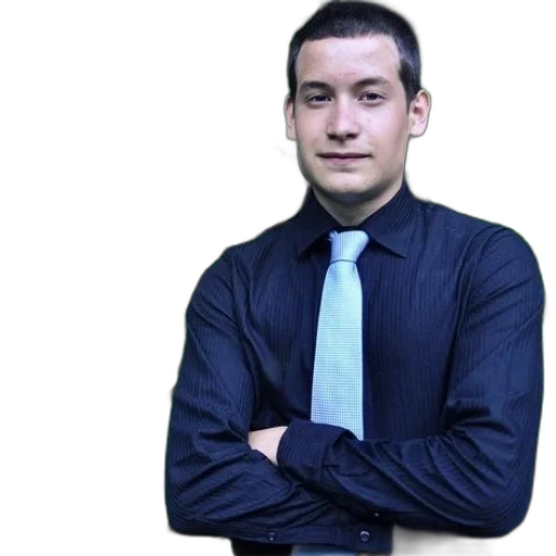 staff, jacket, face, photorealistic transparent PNG cut-out