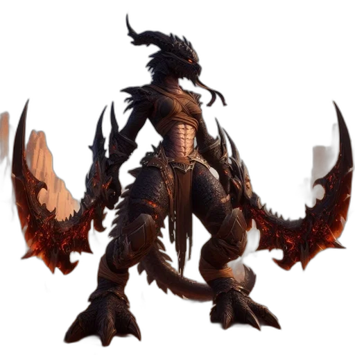 dragon, creature, weapon, animal transparent PNG cut-out